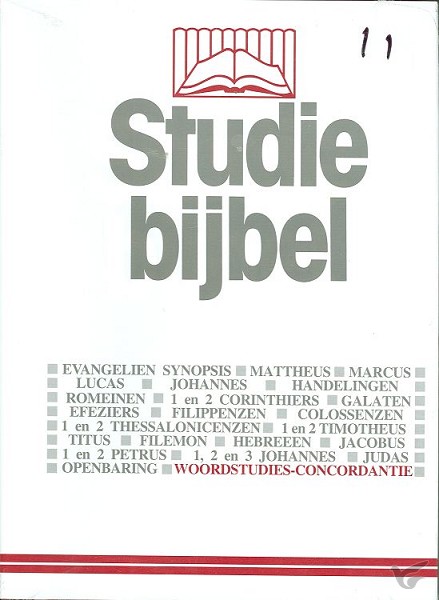 Productafbeelding: voorkant van Studiebijbel NT 11 woordstudies 1