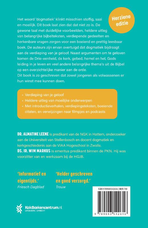 Productafbeelding: achterkant van Dogmatiek voor iedereen