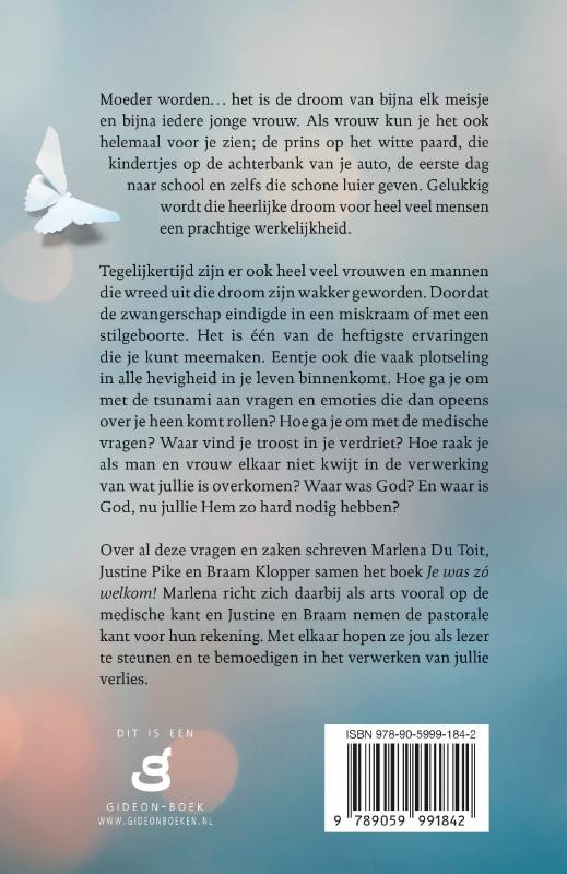 Productafbeelding: achterkant van Je was zo welkom!