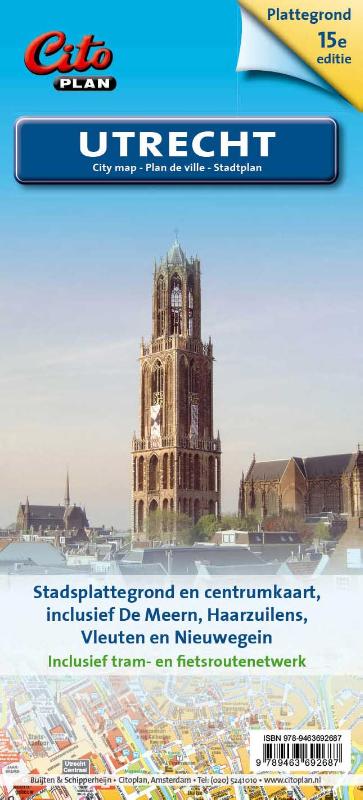 Productafbeelding: voorkant van Stadsplattegrond Utrecht
