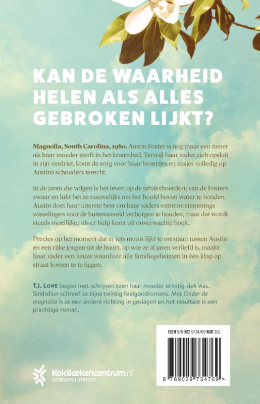 Productafbeelding: achterkant van Onder de magnolia