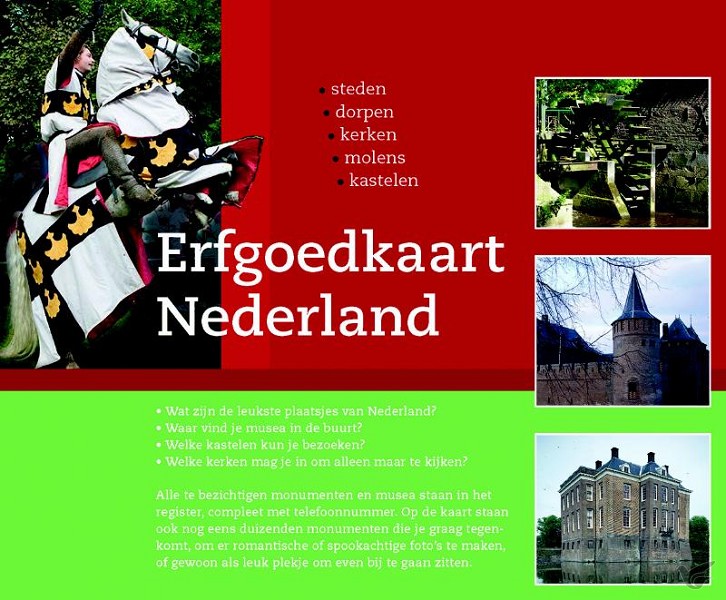 Productafbeelding: voorkant van Erfgoedkaart nederland