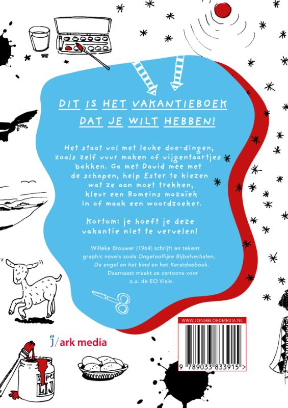 Productafbeelding: achterkant van Vakantiedoeboek - Ongelooflijke bijbelverhalen