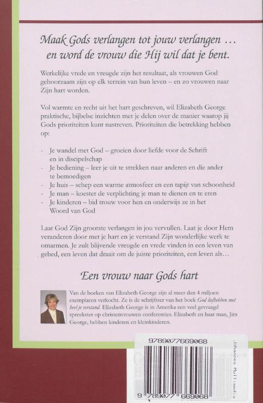 Productafbeelding: achterkant van Een Vrouw naar Gods Hart