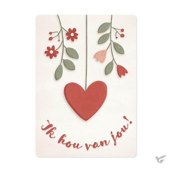 Productafbeelding: voorkant van Kaart Hart
