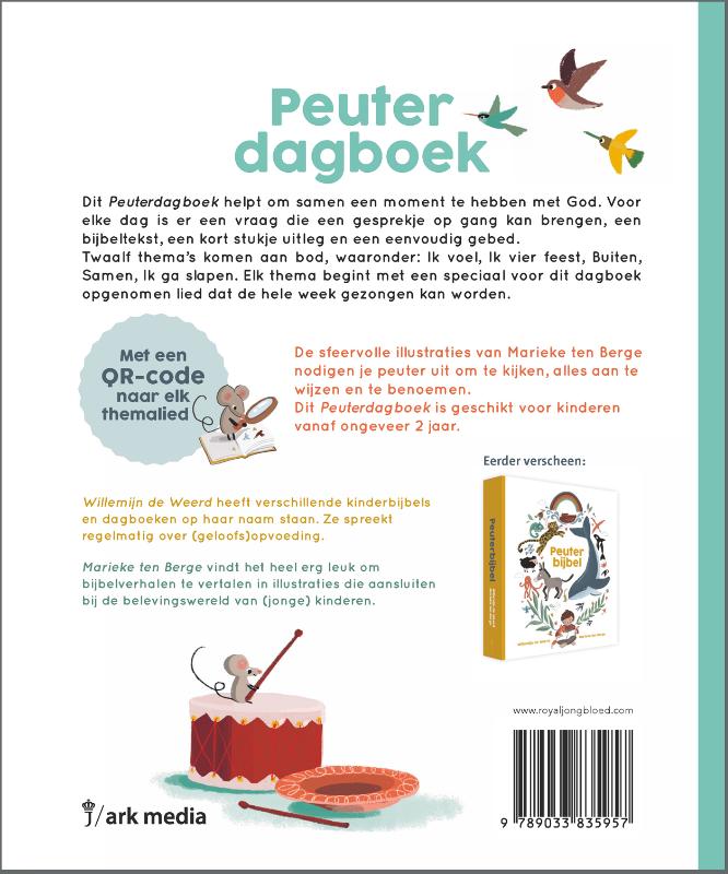 Productafbeelding: achterkant van Peuterdagboek