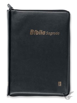 Productafbeelding: voorkant van Portugese - Biblia preta zipper