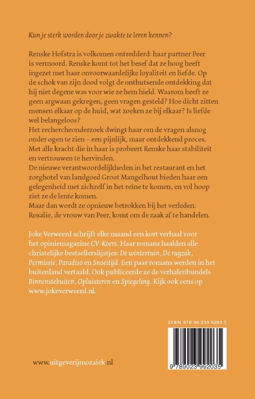 Productafbeelding: achterkant van Op de huid