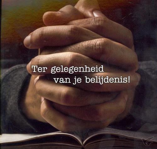 Productafbeelding: voorkant van Kaart tg van je belijdenis gevouwen hand