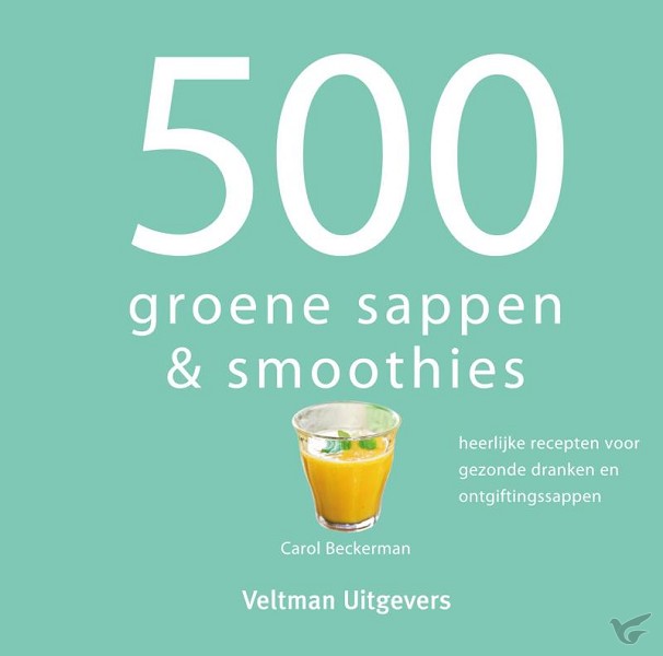 Productafbeelding: voorkant van 500 groene sappen & smoothies