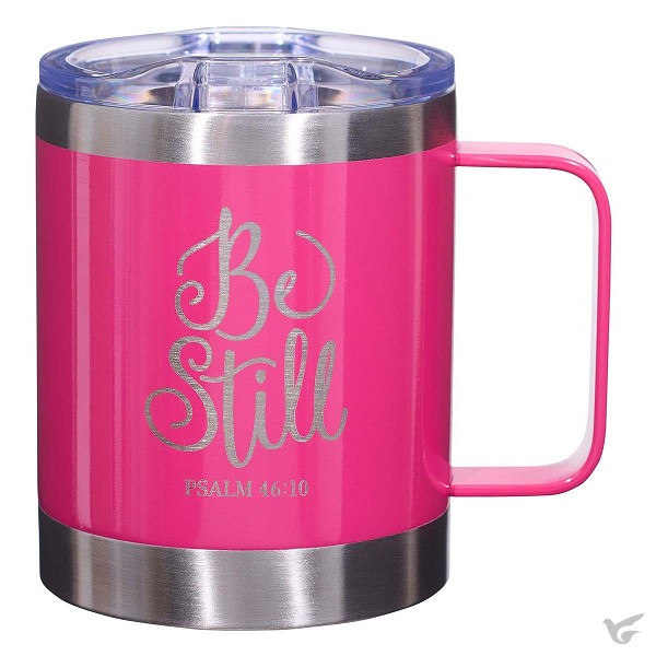 Productafbeelding: voorkant van Be Still Pink - Psalm 46:10