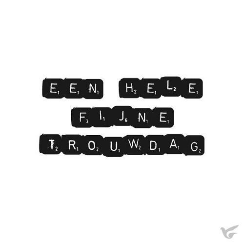 Productafbeelding: voorkant van Kaart fijne trouwdag