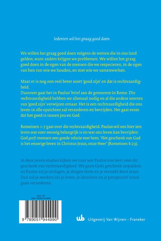 Productafbeelding: achterkant van Romeinen 1-7 gespreksgids