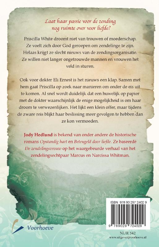 Productafbeelding: achterkant van De zendelingsvrouw