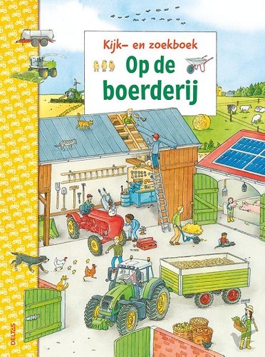 Productafbeelding: voorkant van Kijk- en zoekboek - op de boerderij