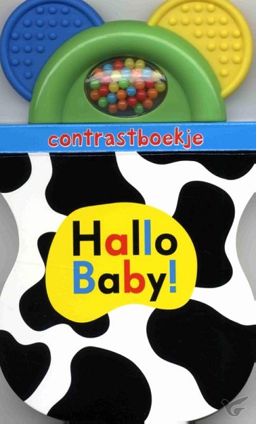 Productafbeelding: voorkant van Hallo baby! contrastboekje