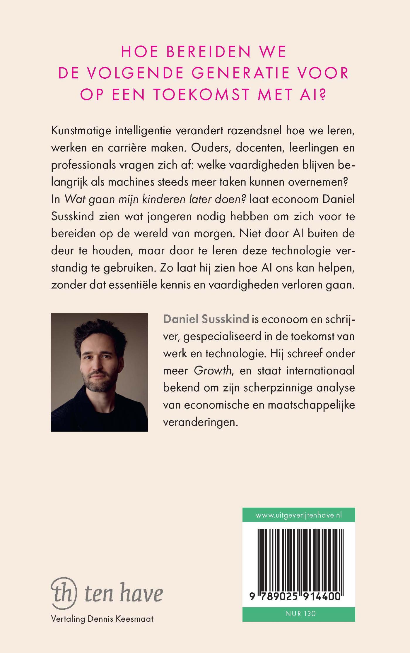 Productafbeelding: achterkant van Wat gaan mijn kinderen later doen?