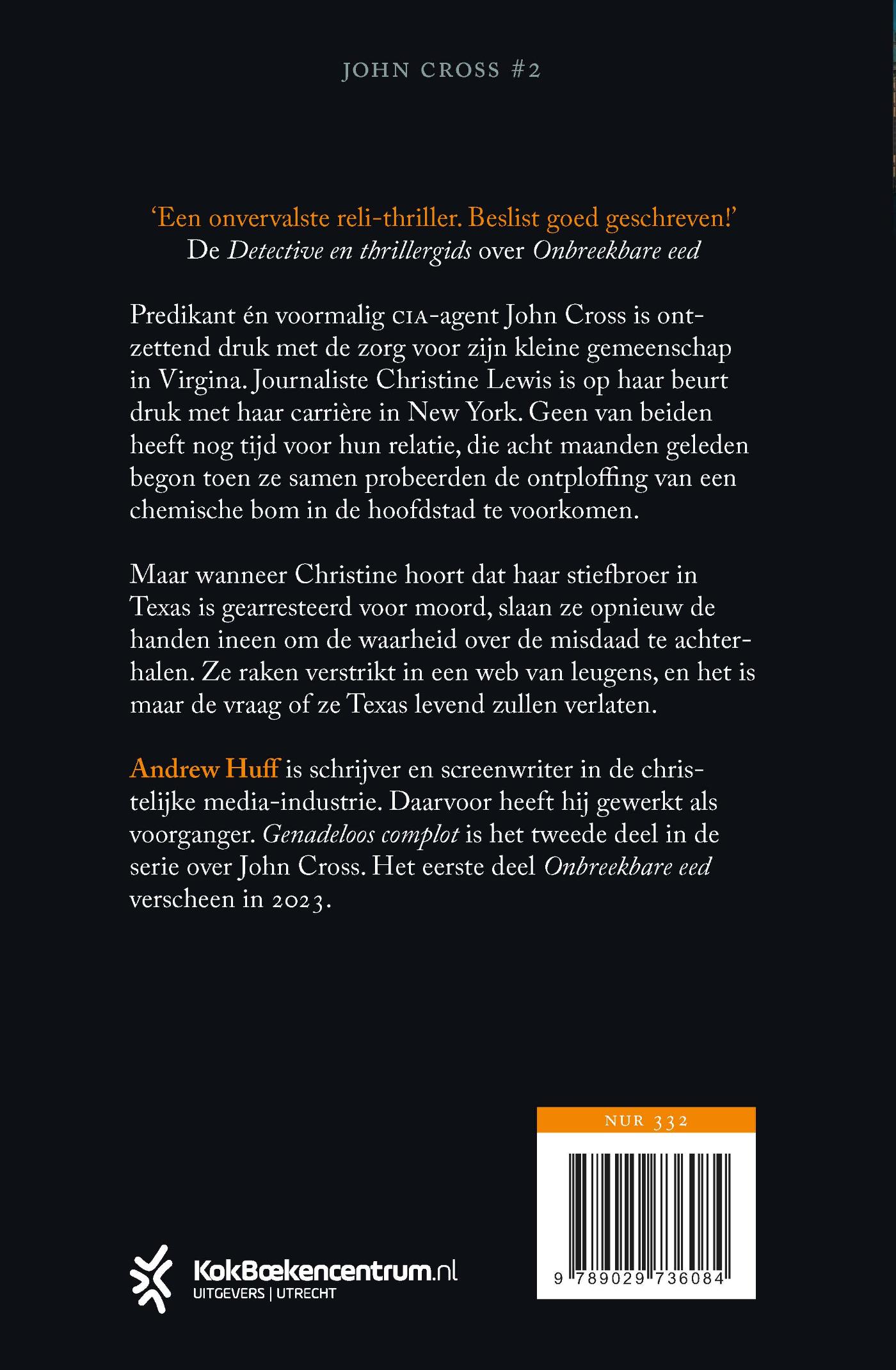 Productafbeelding: achterkant van Genadeloos complot