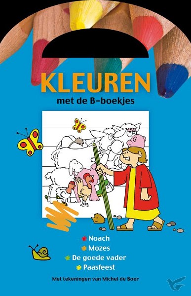 Productafbeelding: voorkant van Kleurboek B-boekje blauw