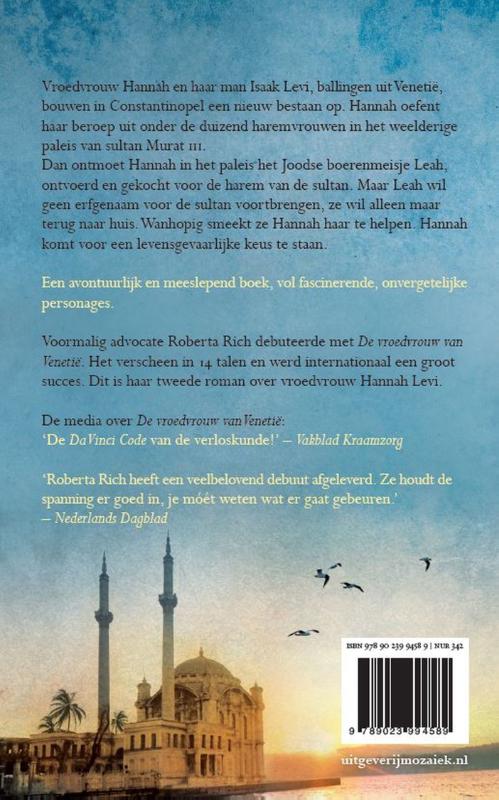 Productafbeelding: achterkant van De vroedvrouw van de sultan