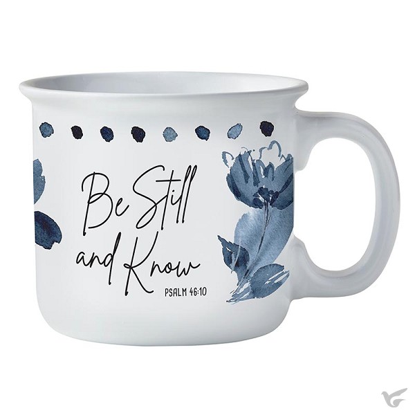 Productafbeelding: voorkant van Mug Be still & know