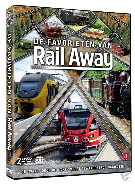 Productafbeelding: voorkant van De Favorieten van Rail Away (2DVD)