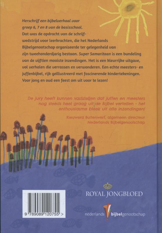 Productafbeelding: achterkant van Super samaritaan!