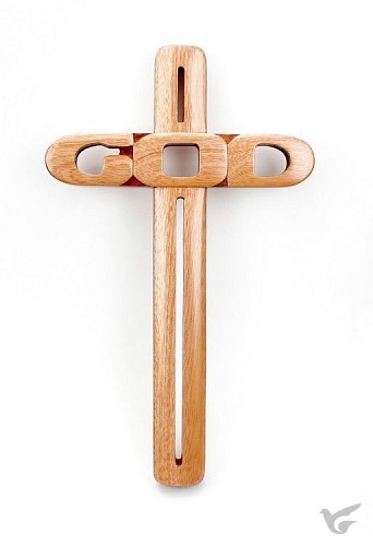 Productafbeelding: voorkant van Kruis hout open God