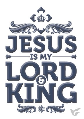 Productafbeelding: voorkant van Kadobord Jesus is my Lord
