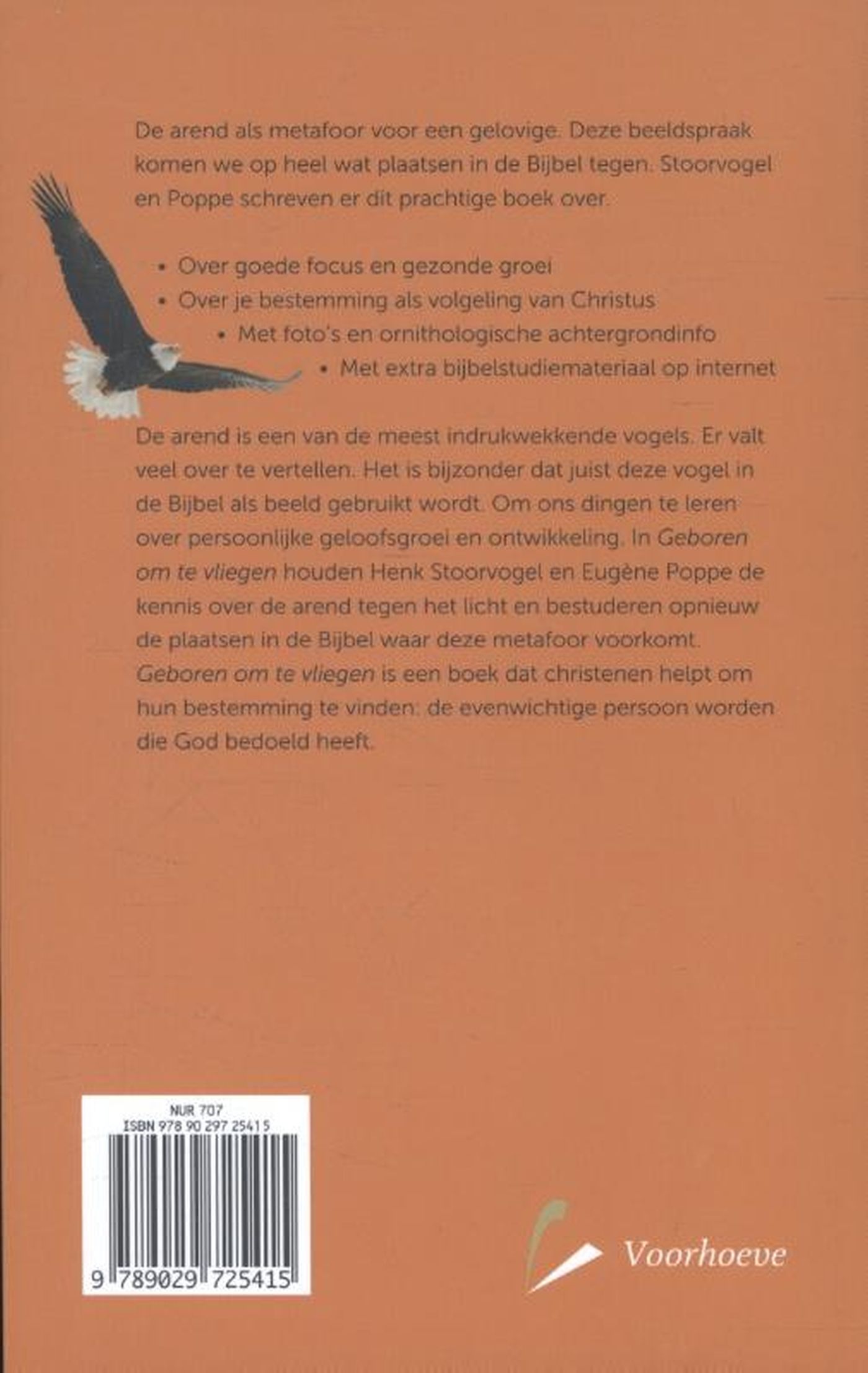 Productafbeelding: achterkant van Geboren om te vliegen