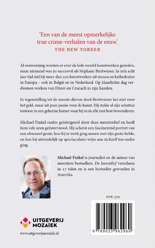 Productafbeelding: achterkant van De kunstdief