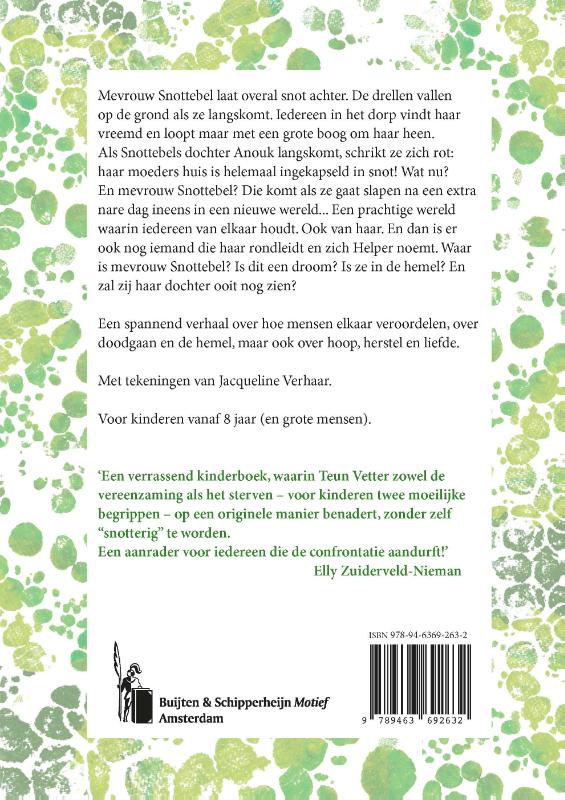 Productafbeelding: achterkant van Vaarwel Snottebel