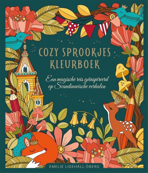 Productafbeelding: voorkant van Cosy Sprookjes kleurboek