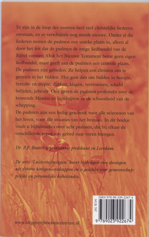 Productafbeelding: achterkant van Psalmen