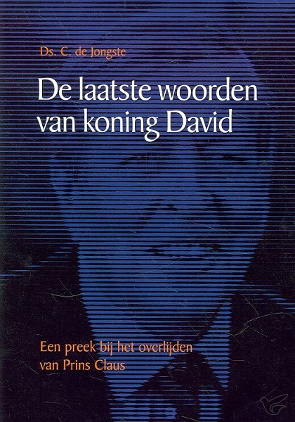 Productafbeelding: voorkant van Laatste woorden van koning david