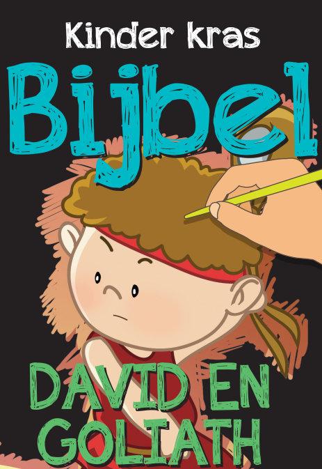 Productafbeelding: voorkant van David en Goliath Kinder kras bijbel