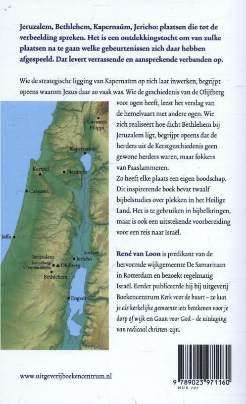 Productafbeelding: achterkant van Hoogtepunten in het Heilige land