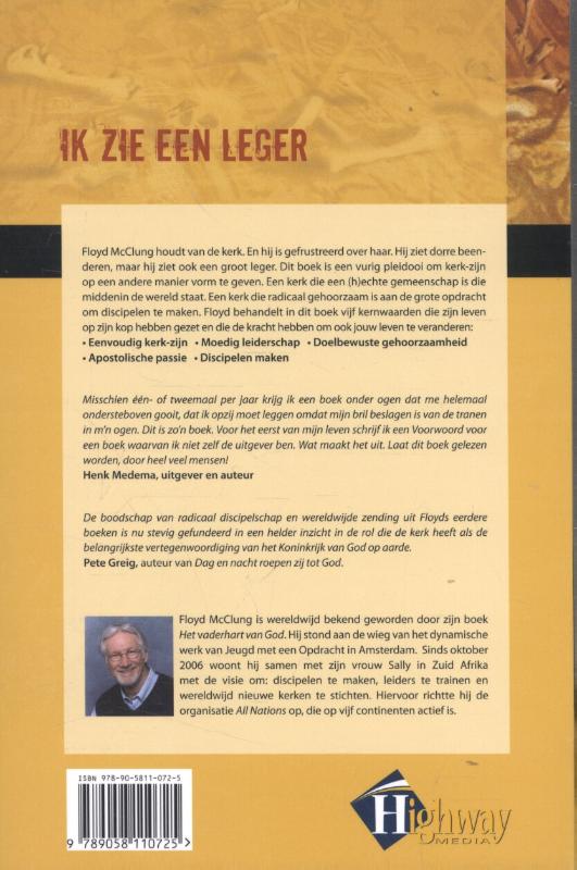 Productafbeelding: achterkant van Ik zie een leger