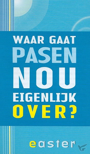 Productafbeelding: voorkant van Traktaat waar gaat pasen nou  s25