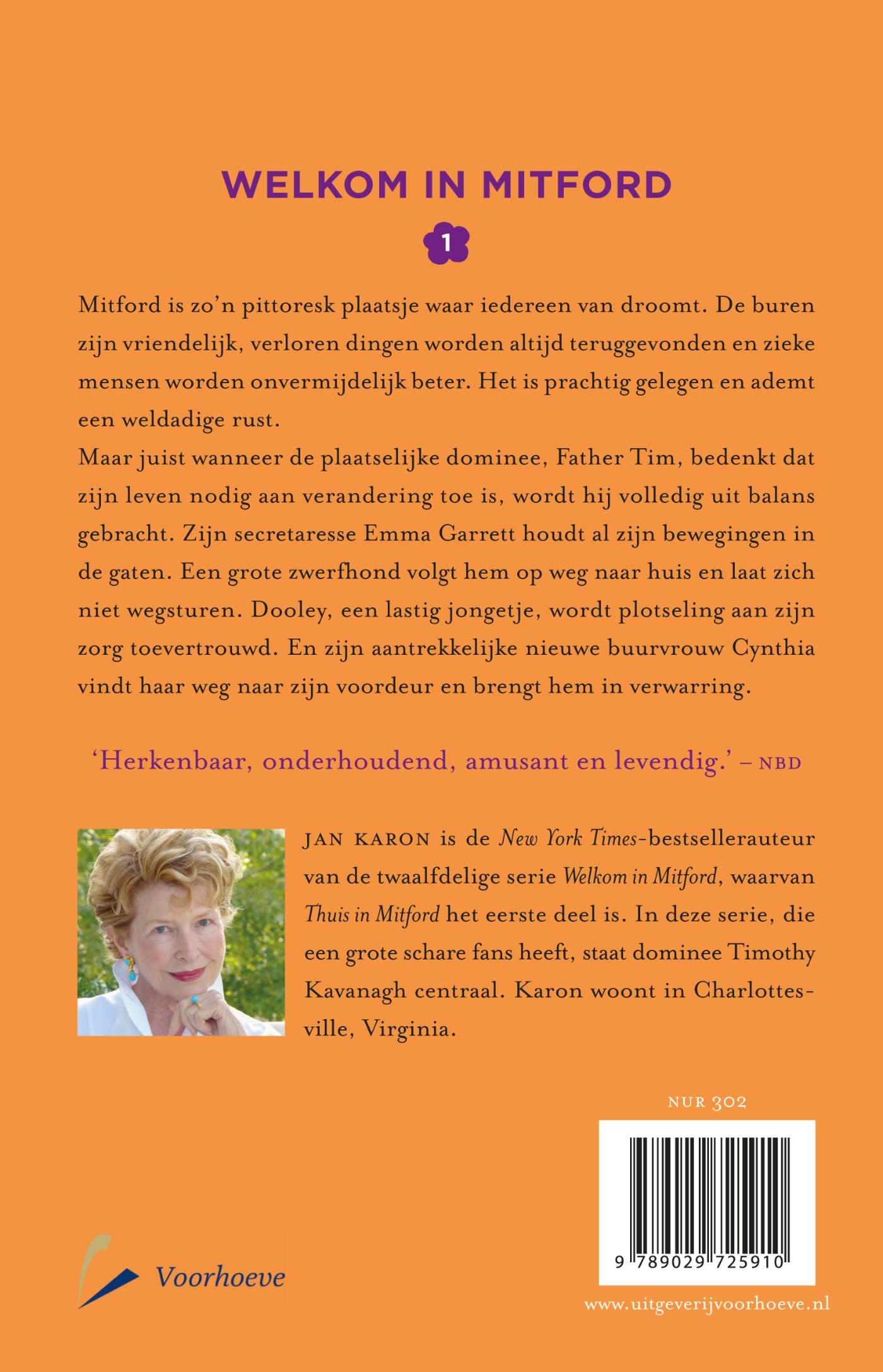 Productafbeelding: achterkant van Thuis in Mitford