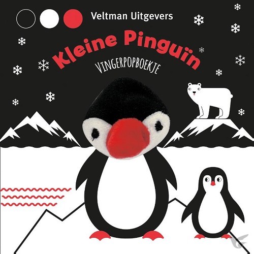Productafbeelding: voorkant van Vingerpopboekje kleine pinguïn
