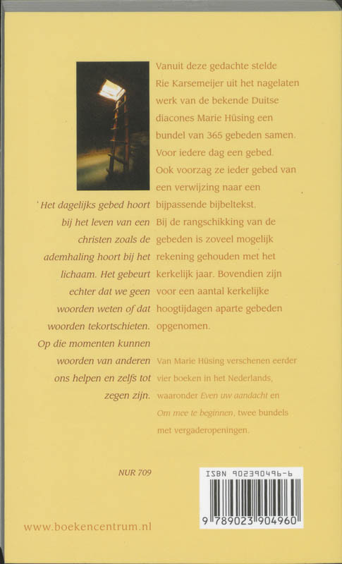Productafbeelding: achterkant van Bid elke dag