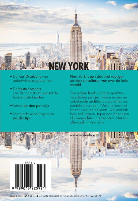 Productafbeelding: achterkant van New York