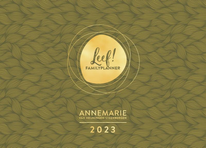 Productafbeelding: voorkant van Leef! Familieplanner 2023