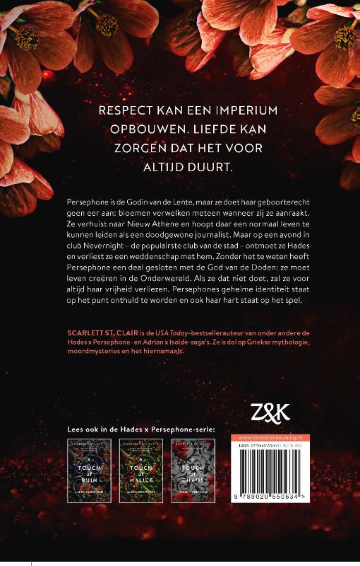 Productafbeelding: achterkant van A touch of darkness