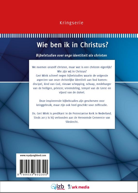Productafbeelding: achterkant van Wie ben ik in Christus?