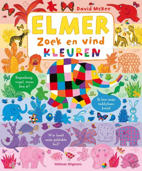 Productafbeelding: voorkant van Elmer zoek en vind - kleuren