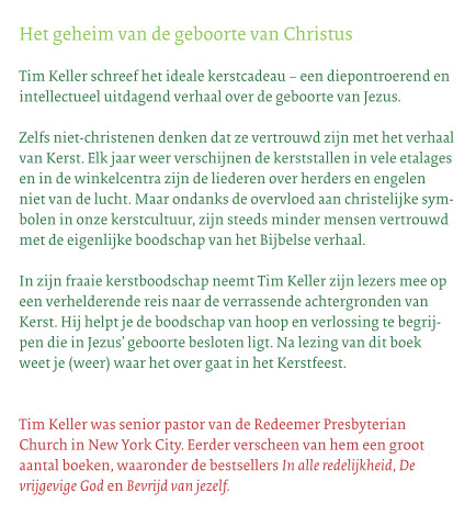 Productafbeelding: achterkant van Kerstboodschap