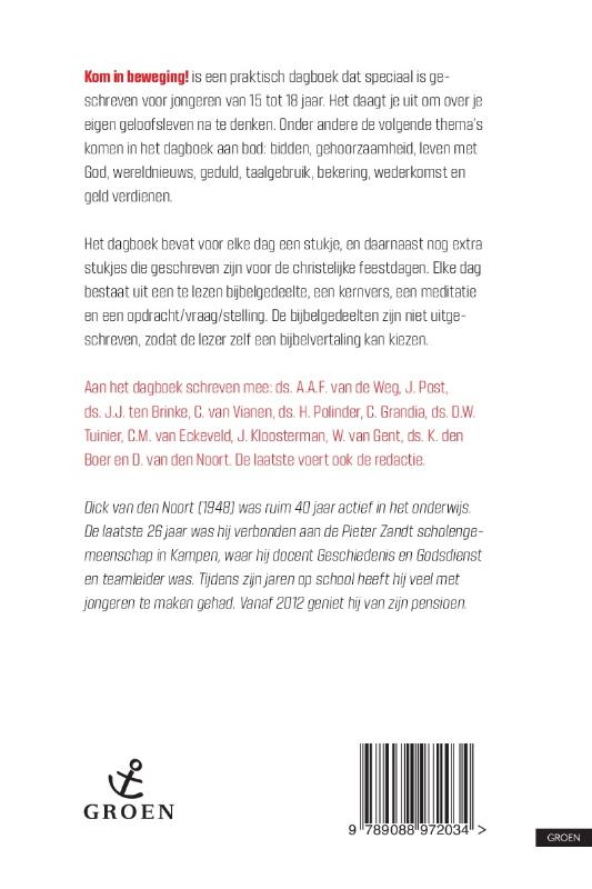 Productafbeelding: achterkant van Kom in beweging!