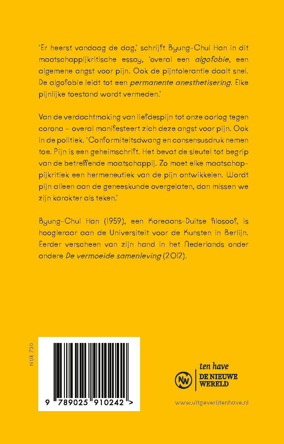 Productafbeelding: achterkant van De palliatieve maatschappij